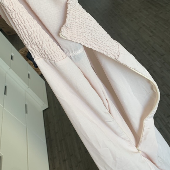 Ivory cream and black scalloped maxi summer dress - Picture 3 of 3